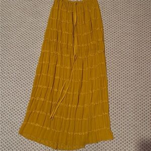 Mustard Yellow Maxi Skirt